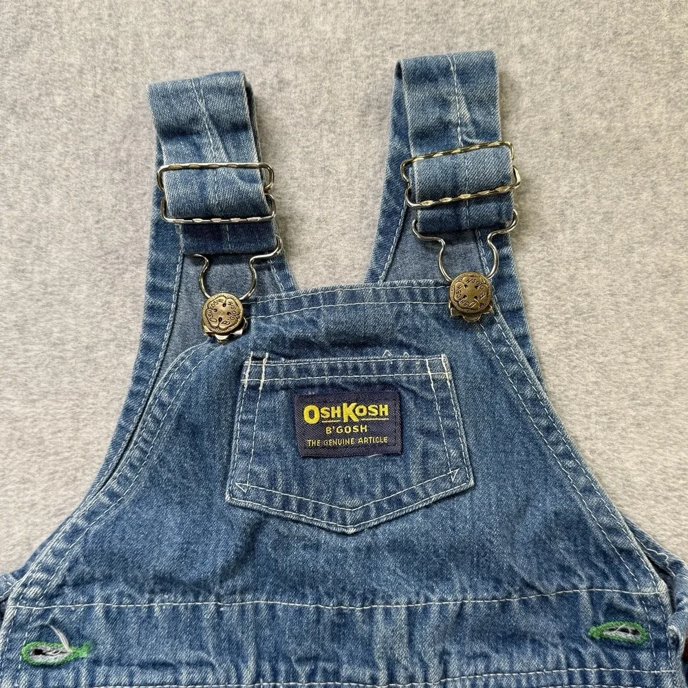 Vintage‎ OshKosh B'gosh VESTBAK Denim Overalls 18M Made in USA